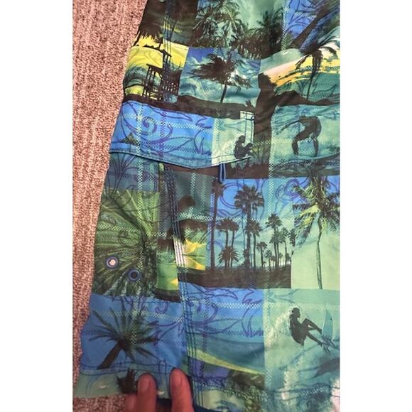 Corona Extra Swim Elastic Waistband Trunks Board Shorts Mens Size 2XL - Picture 7 of 8